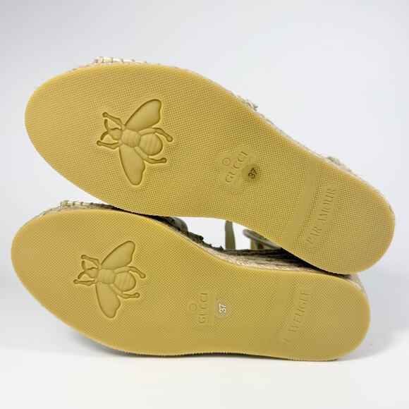 Gucci Damita GG Eyelet Wedge Heel - Women’s 7 - Picture 5 of 7